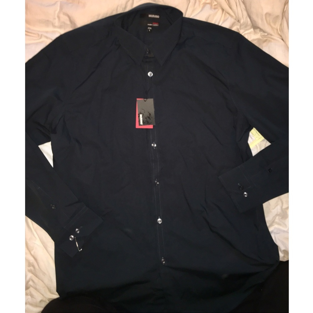 Murano Ultimate Modern Comfort Dark Navy Shirt